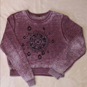LA Hearts Compass Crewneck Sweater